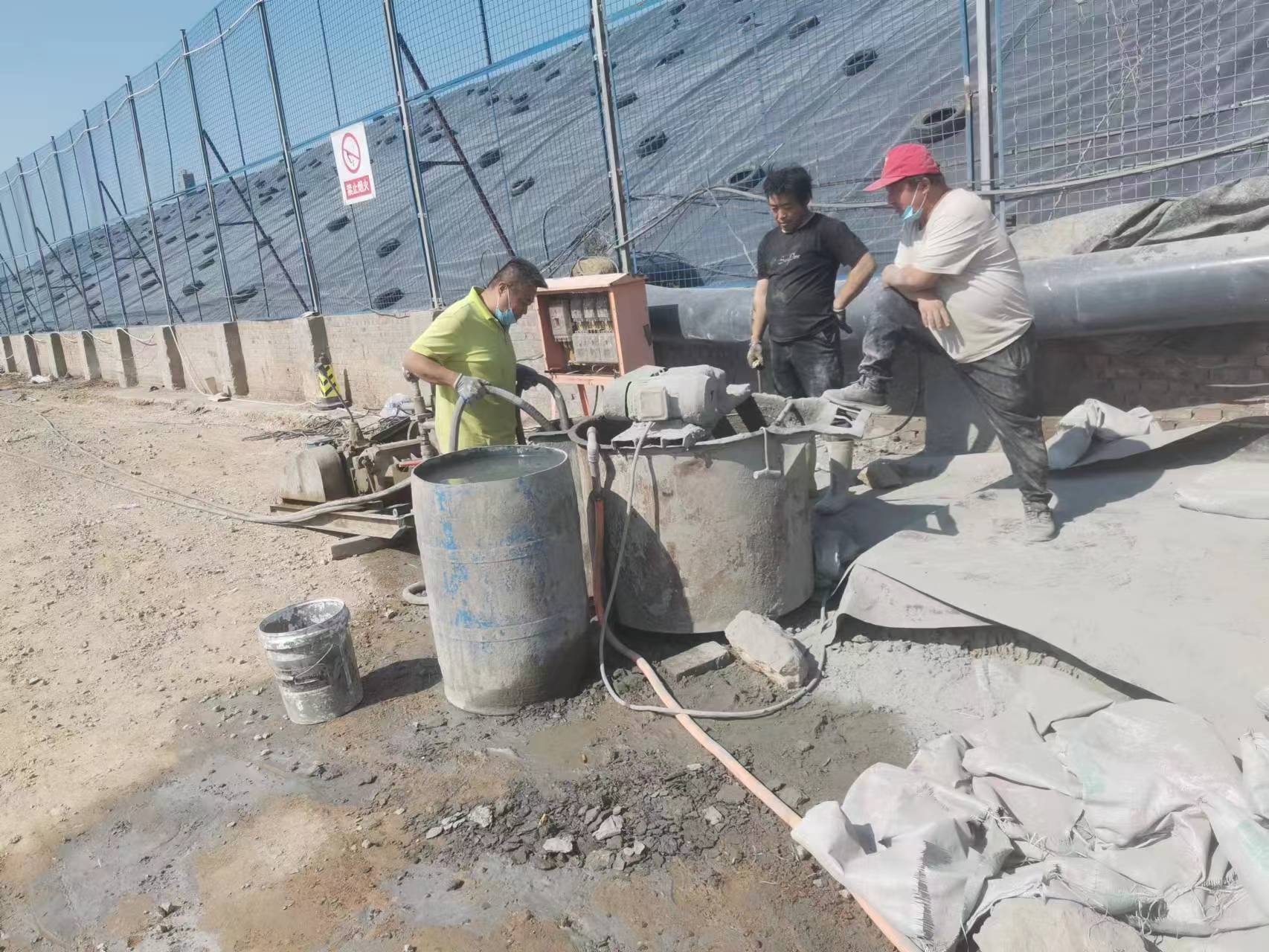 宁城袖阀管注浆